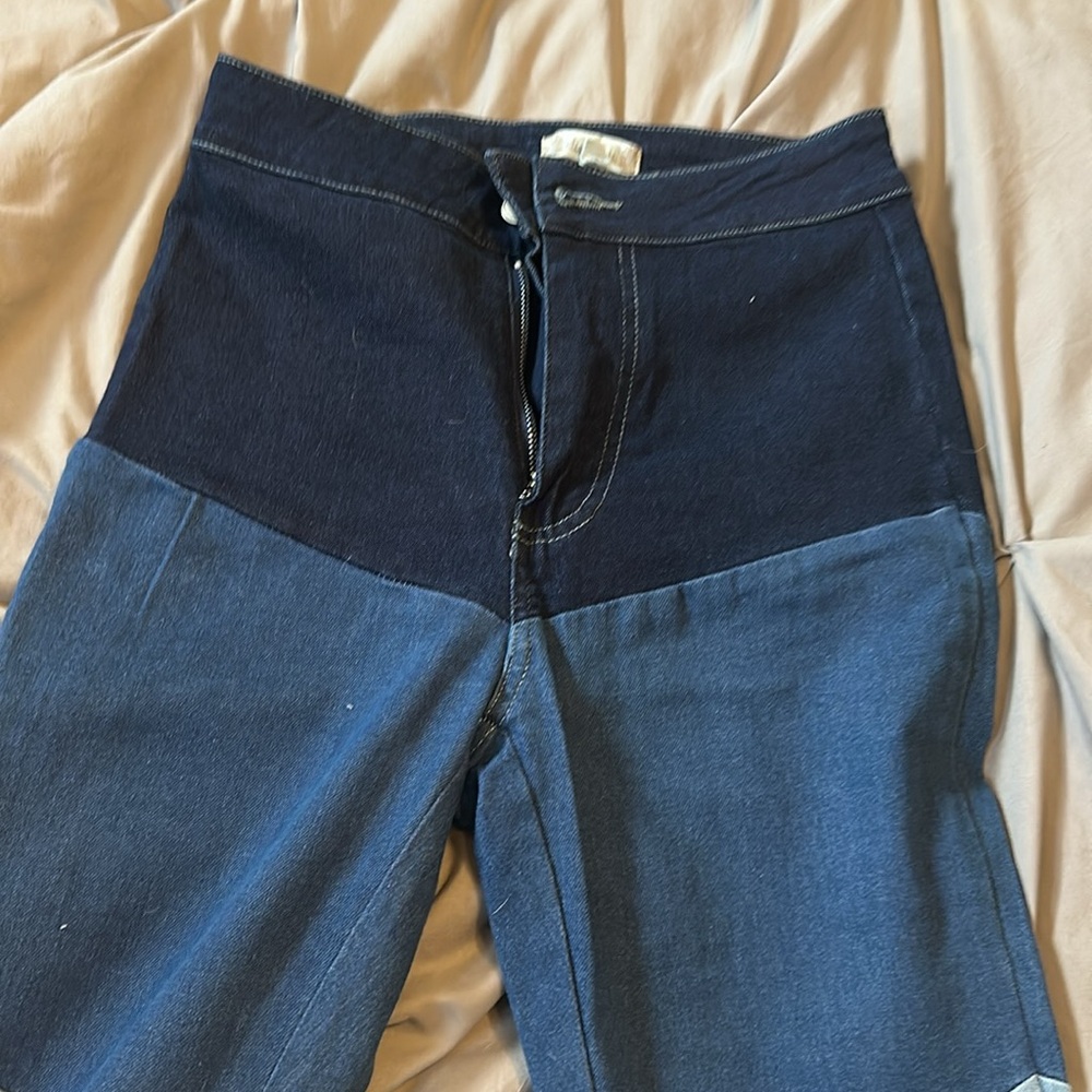 Altered State Flared Patchwork Denim Jeans. Perfe… - image 8